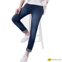 Ji    ark Blue Mens Jeans Trousers Washed High Quality China Factory Wholesale