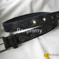 Denim belt