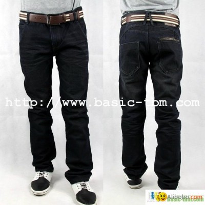 New Style Men's High Class Raw Denim Jeanpicture1