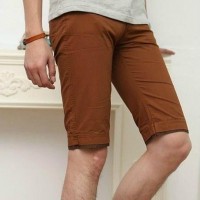 Wholesale Fashion Essential Knee Length Brown Shorts for Man