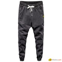 BL-071 Men denim jogger black jeans wholesale Size M-4XL