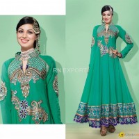 ANARKALI SHALWAR KAMEEZ DRESS INDIAN ETHNIC BOLLYWOOD SUIT