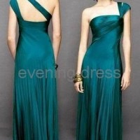 Noblest one shoulder evening gown/ evening dress