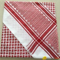 Red/White Traditional Arab yashmagh