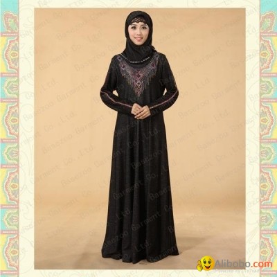 MF19481 islamic dresses arabic abaya jalabiya muslim clothingpicture1