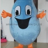 blue water mascot costume