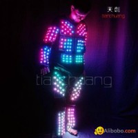 DMX512 LED tron dance costume