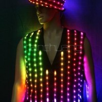 Programmable Stage Show Costume, Pixel LED Costume