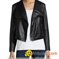 Women Leather Jackets With Lapel