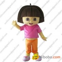 Dora mascot costume