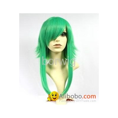 Vocaloid GUMI Green Cosplay Wig Synthetic Hair Wig Customized Wigspicture1