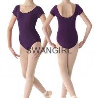 Adult Short Sleeve Ballet Leotard