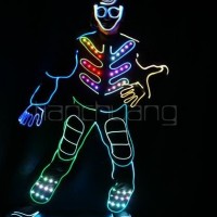 Halloween Party Led Robot Dance Costume