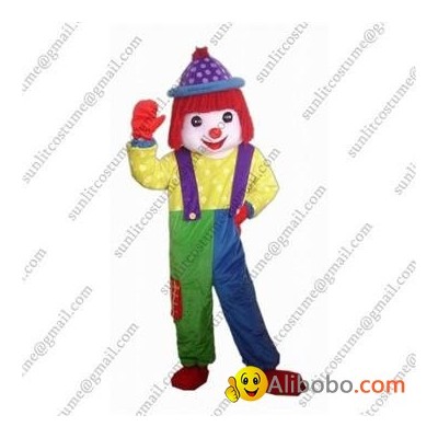 carnival clown mascot costumepicture1