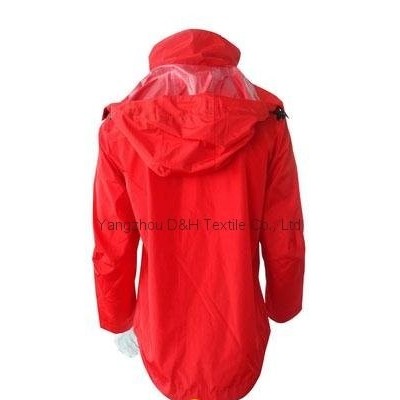 Fine Nylon Red Rain Coat Jacket Work Cloth labour suit Apparelpicture1