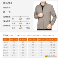 2021 fashion leisure autumn new product stand collar dad jacket men's top