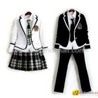 Girl and Boy School Uniform Dress and shirt