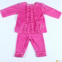 New Arrival Autumn-Summer Baby Girl Clothing Set with Lovely Lace