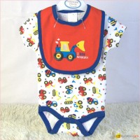 100% cotton baby clothing set stock