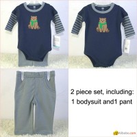 newborn baby clothing set long sleeve bodysuit pant 2pcs