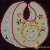 baby embroidery bibs