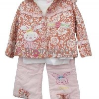 New baby girl clothing set 3 pieces baby clothes