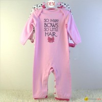 China baby clothing OEM factory baby 3 pack sleepers