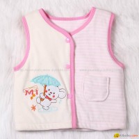 Baby Girl clothes Winter Padded Silk Cotton Vest