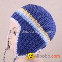 Crochet Earflap Beanie Hat