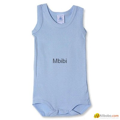 Mbibi Organic Cotton Sleeveless Baby Romperpicture1