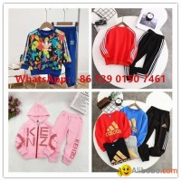 Children kids Classic Tracksuits boy t shirt girl  outwear