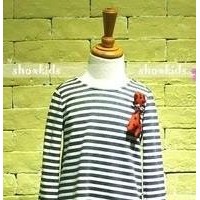 BENNY Cotton Black&White striped Top