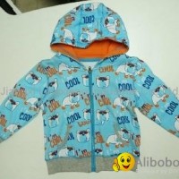 kids cute hoodie with all over print and pockets for spring and wholesale