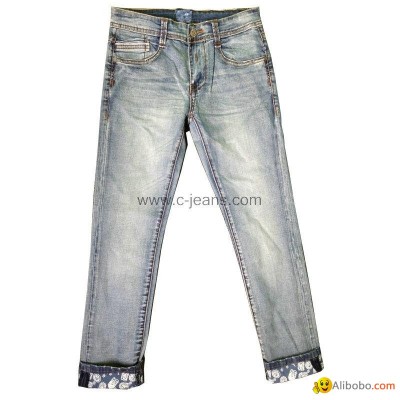 Children Classical Jeans Cotton Pantspicture1