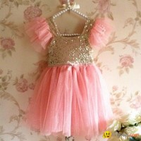 Girl Sequin Dress Wholesale Fashion Boutique Sequin Baby Girls Dress