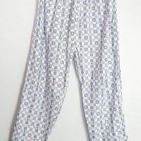 men's woven cotton large size pyjama pants