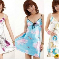 Silk sleepwear female spaghetti strap sleepwear sexy nightdress