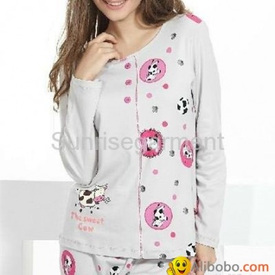 Women cute cotton pajama home wearpicture1