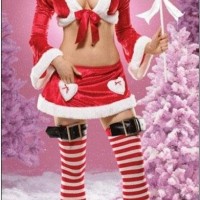 Velvet Miss Santa Costume