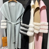 Discount Max Mara Online Outlet Max Mara Wool Cashmere Robe Coat Max Mara Coat