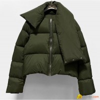 Rick Owens funnel high-neck puffer jacket Rick Owens Puffer Jackets for Women