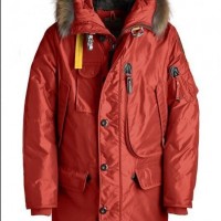 Men Kodiak Masterpiece Parka Jacket Pjs Long Parka Coats Red