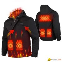 Heated Jacket with Battery Winter Outdoor Soft Shell Electric Heating Coat