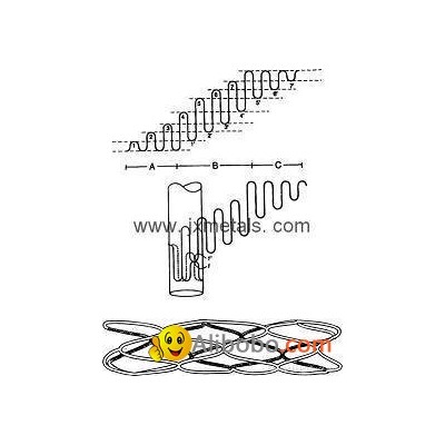 Tantalum stents made of tantalum wirepicture1