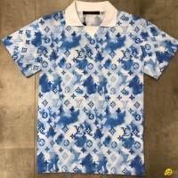 WATERCOLOR MONOGRAM     OLO shirt,newest     en polo shirt,1:1 quality     olo