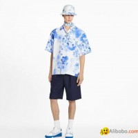 2021 newest     MBROIDERED WATERCOLOR SHIRT, original quality     hirt,1:1 LV