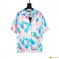 newest     ULTICOLOR WATERCOLOR SHIRT, original quality     hirt,brand     hirt