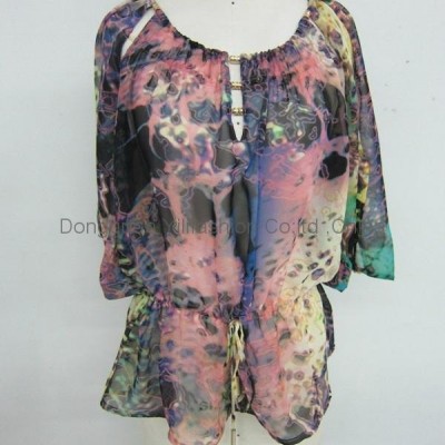 hotselling ladies fashion print topspicture1