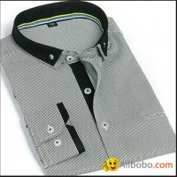 men's stripe button-down shirt