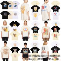 Wholesaler Rhude t shirts Cheap Rhude cotton t-shirt men Rhude tee shirts Rhude